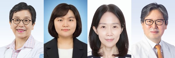 분당서울대병원 소화기내과 김나영 교수, 최수인 선임연구원, 남령희 연구원, 이동호 교수