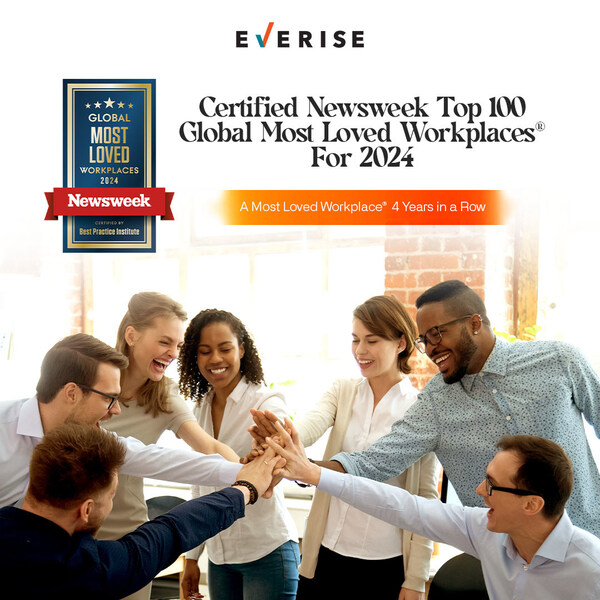 EVERISE CERTIFIED AS A MOST LOVED WORKPLACE® BY NEWSWEEK FOR FOUR ...