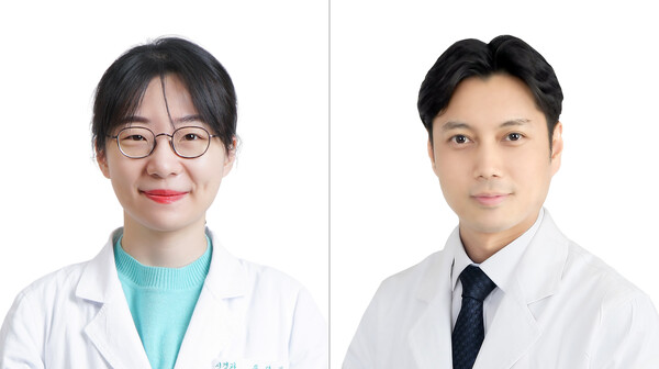 사진. (왼쪽부터) 유달라 교수,  박창규 교수