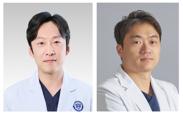 사진. (왼쪽부터) 배성훈 연세대 강남세브란스병원 교수, 김준엽 전 한양대학교병원 교수