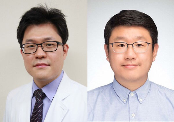 사진. (왼쪽부터) 한정규 교수, 한경도 교수