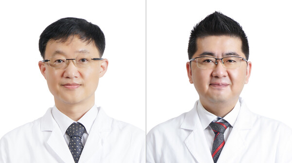 사진. (왼쪽부터) 여승근 교수,  홍성진 교수