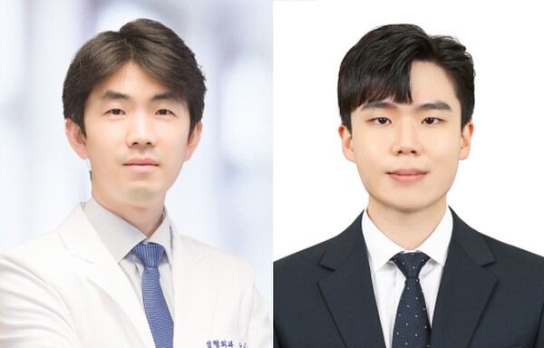 사진. (왼쪽부터) 노두현 교수, 김지산 연구원