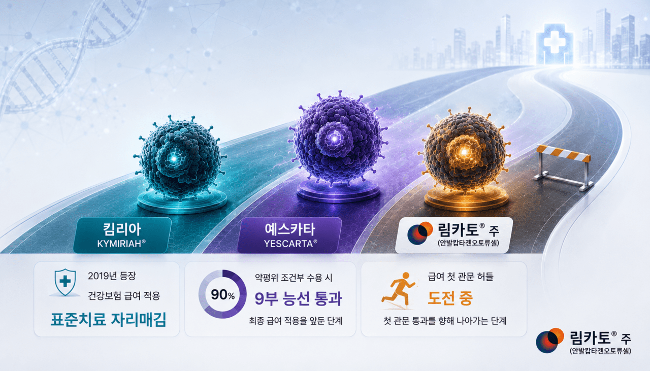 국산 1호 CAR-T '림카토', 급여 검증대 선다 - 뉴스 썸네일 이미지